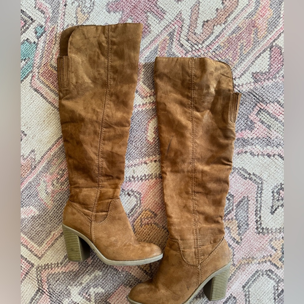 DV by Dolce Vita Brown Knee High Boots